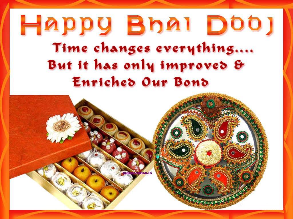 Bhai Dooj Greeting Wallpaper - Happy Raksha Bandhan Sweets , HD Wallpaper & Backgrounds