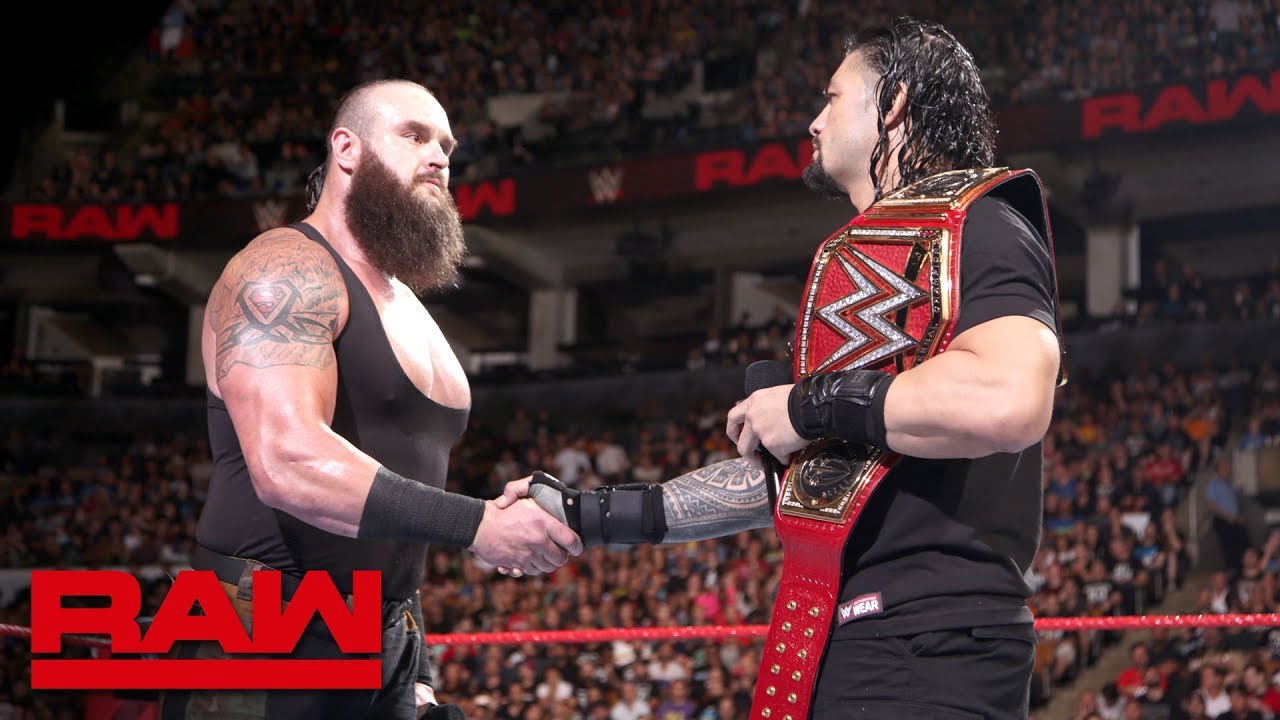 Roman Reigns And Braun Strowman - Roman Reigns Universal Champion , HD Wallpaper & Backgrounds