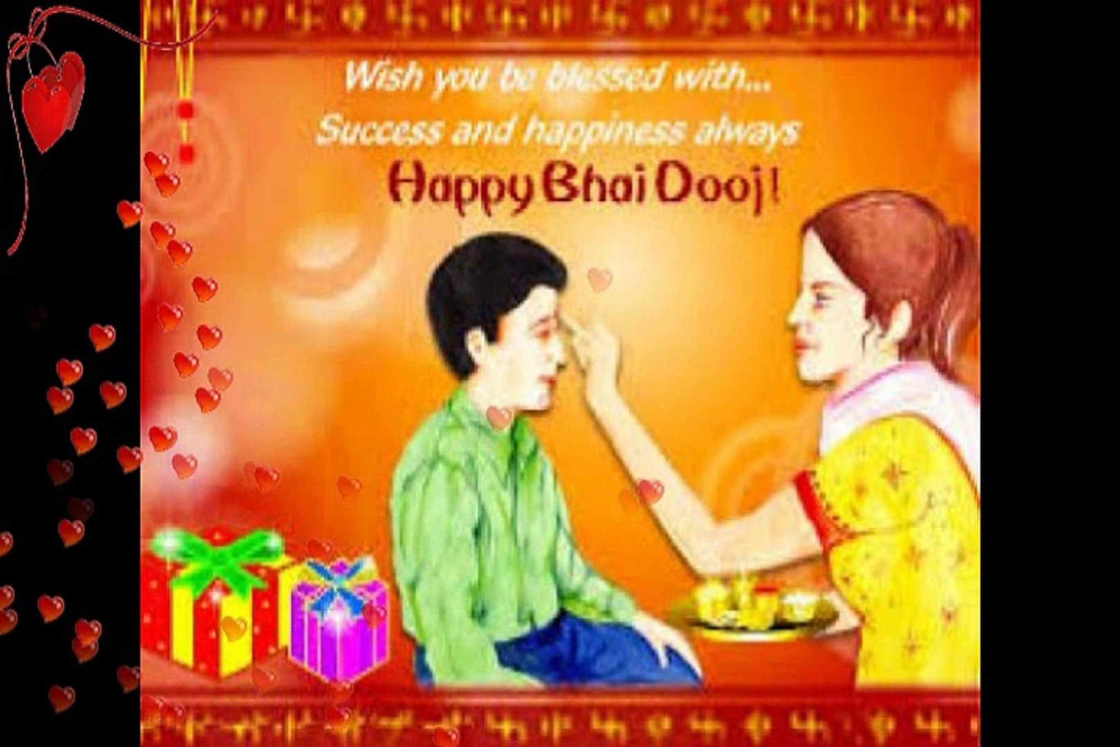 Bhai Dooj Wishes Sms Messages Images, Latest Bhai Dooj - आज भाइटीका , HD Wallpaper & Backgrounds