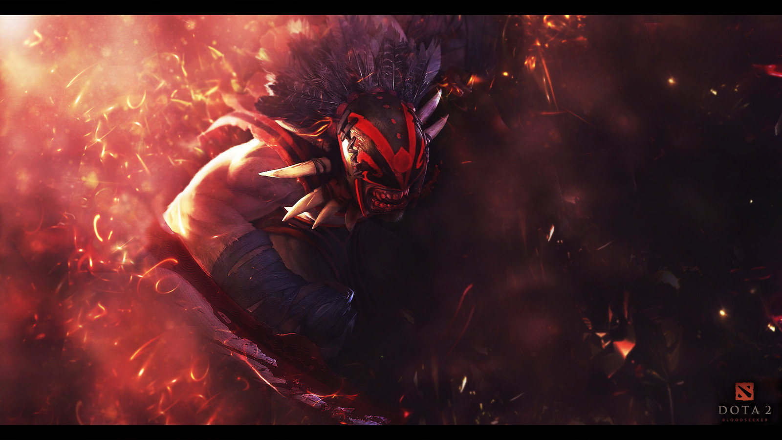 Dota 2 Bloodseeker , HD Wallpaper & Backgrounds