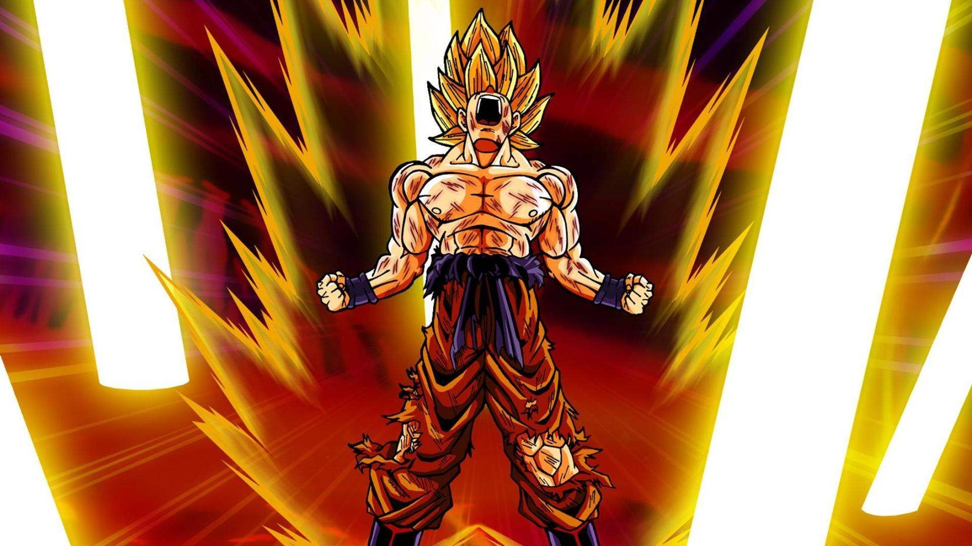 Goku Super Saiyan Dragon Ball Z Wallpapers Download - Dragon Ball Z Wallpaper Super Saiyan , HD Wallpaper & Backgrounds