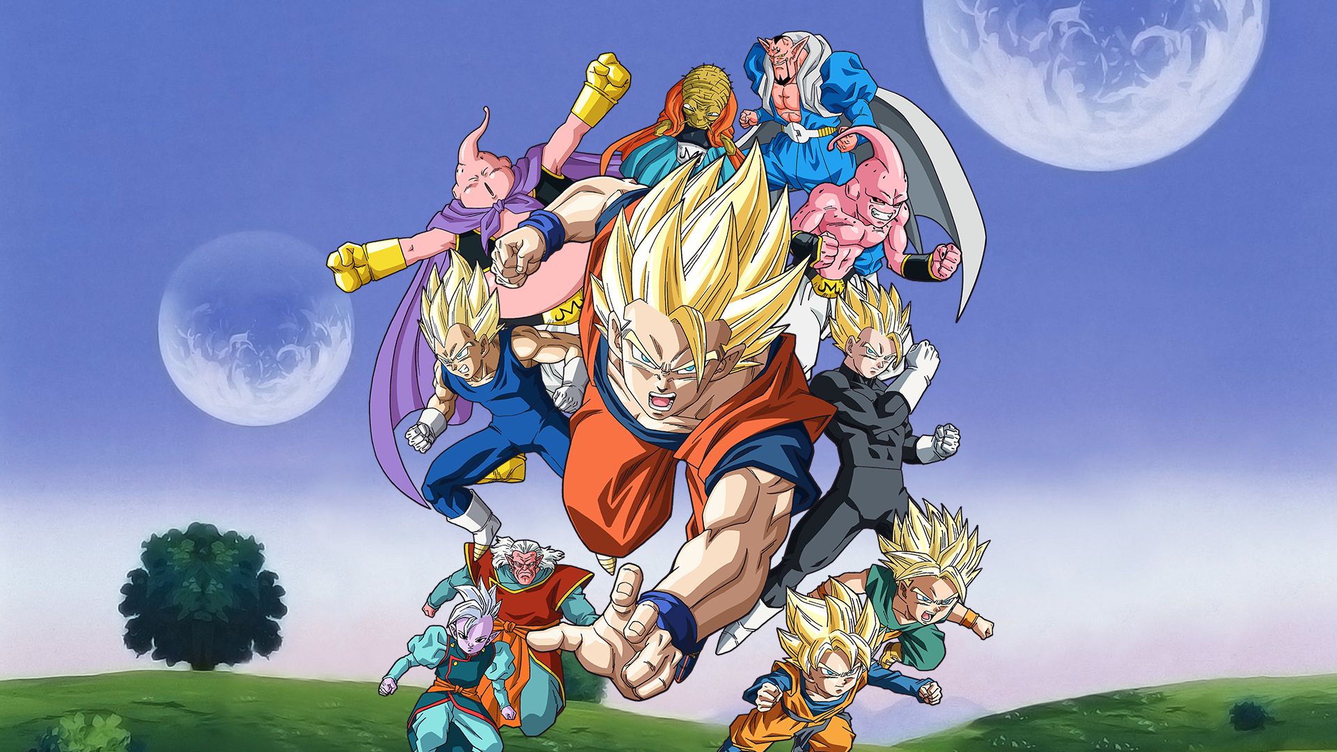 Dragon Ball Z Wallpaper Hd - Dragon Ball Z Buu Saga , HD Wallpaper & Backgrounds