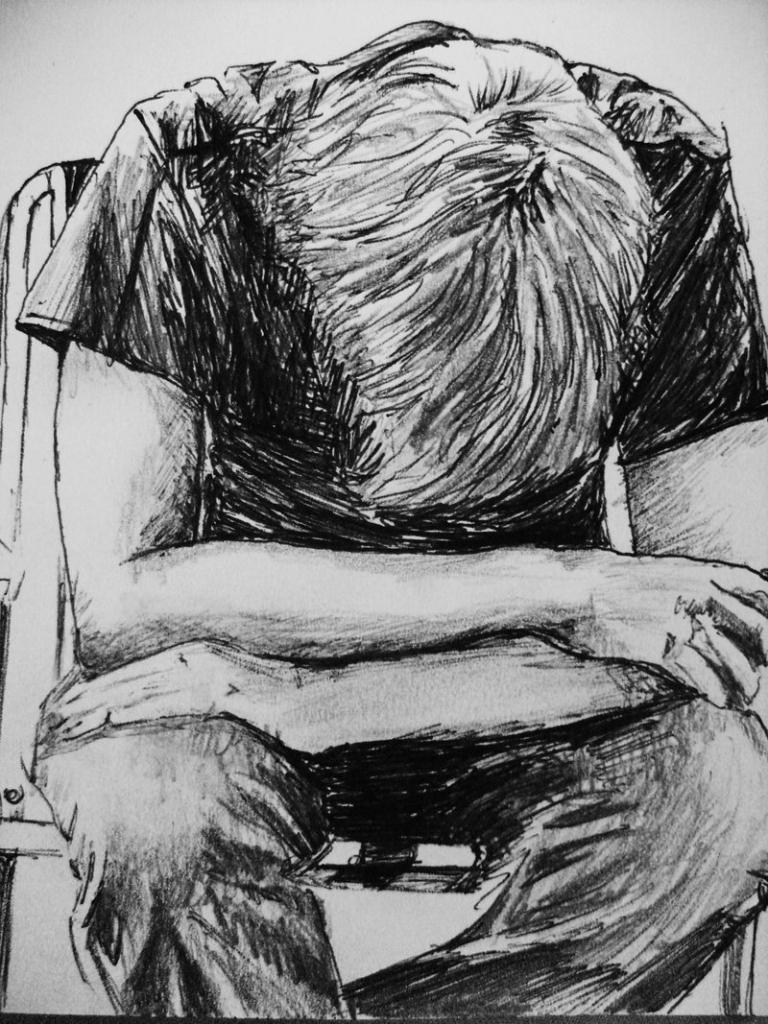 Sad Boy In Love Wallpaper Hd - Sad Boy Sketch , HD Wallpaper & Backgrounds