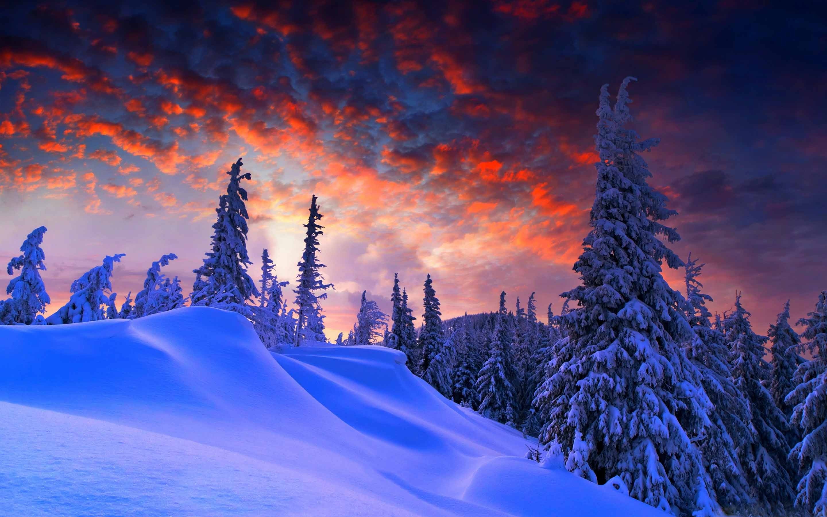 Res - 2560x1440, - Winter Mountain (#51449) - HD Wallpaper \u0026 Backgrounds  Download, image size:2880x1800