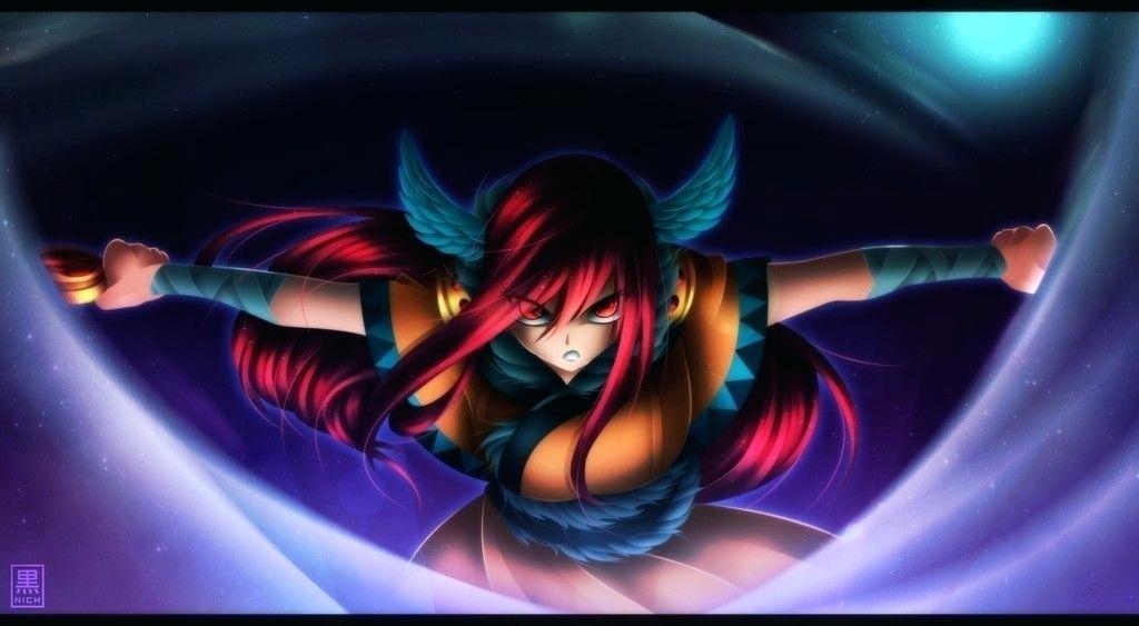 Mood Wallpaper Scarlet Fairy Tail Fighting Mood Wallpaper - Erza Fairy Tail , HD Wallpaper & Backgrounds