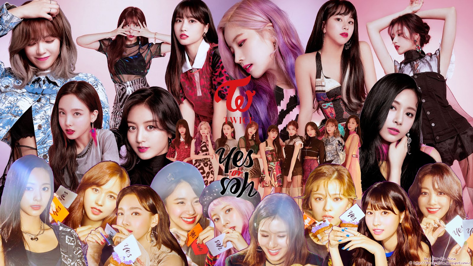 K-pop Lover ^^ - Twice Yes Or Yes , HD Wallpaper & Backgrounds