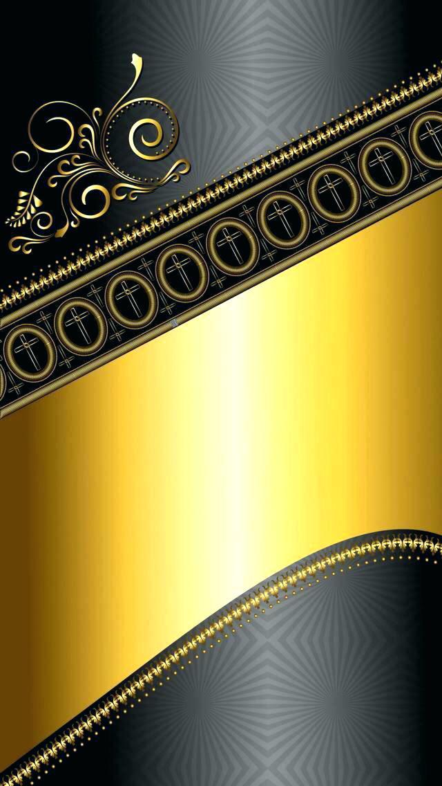 Golden - Iphone 6 Wallpaper Black Gold , HD Wallpaper & Backgrounds