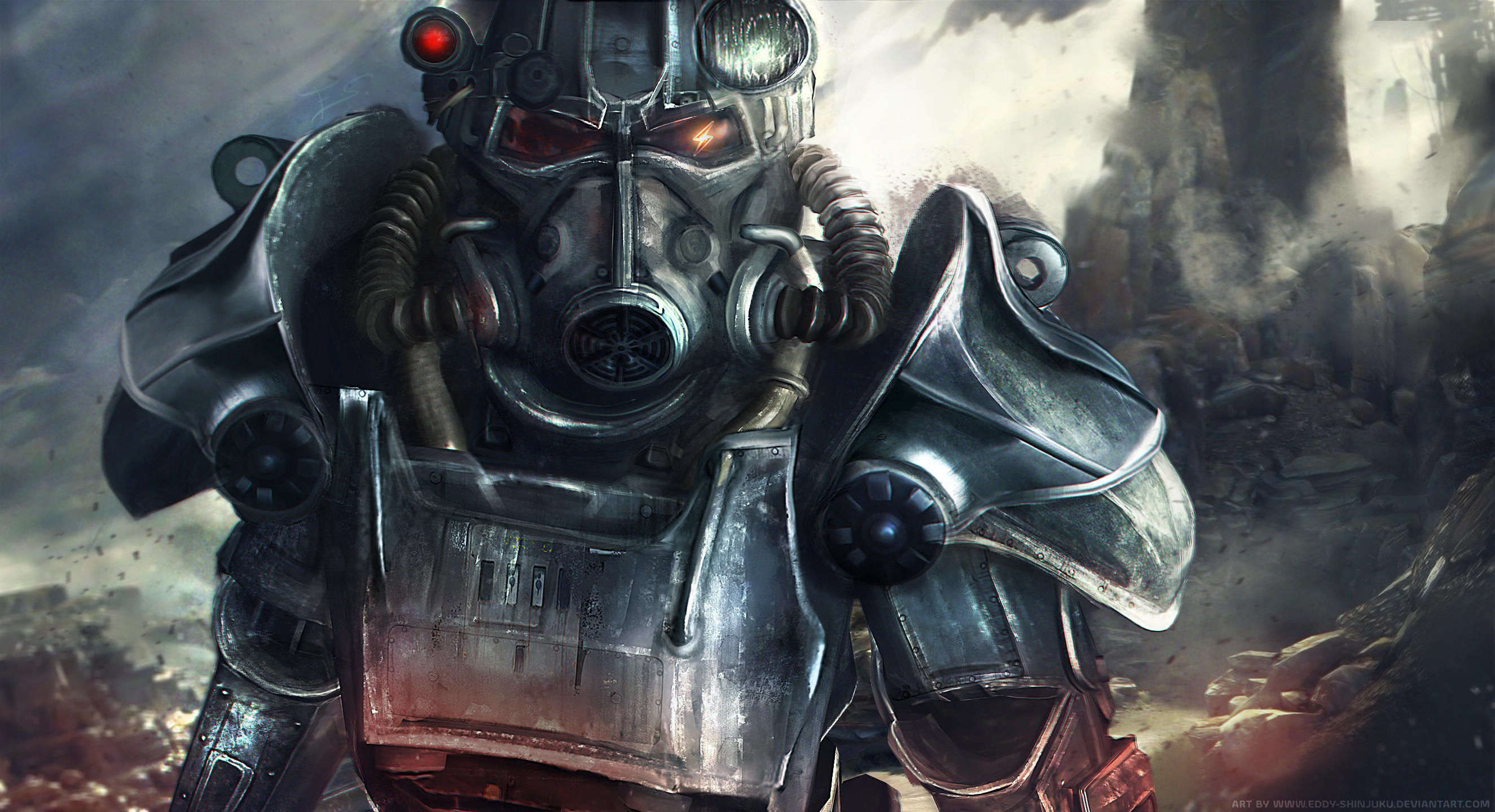 Hd Wallpaper - Fallout 4 Power Armor , HD Wallpaper & Backgrounds