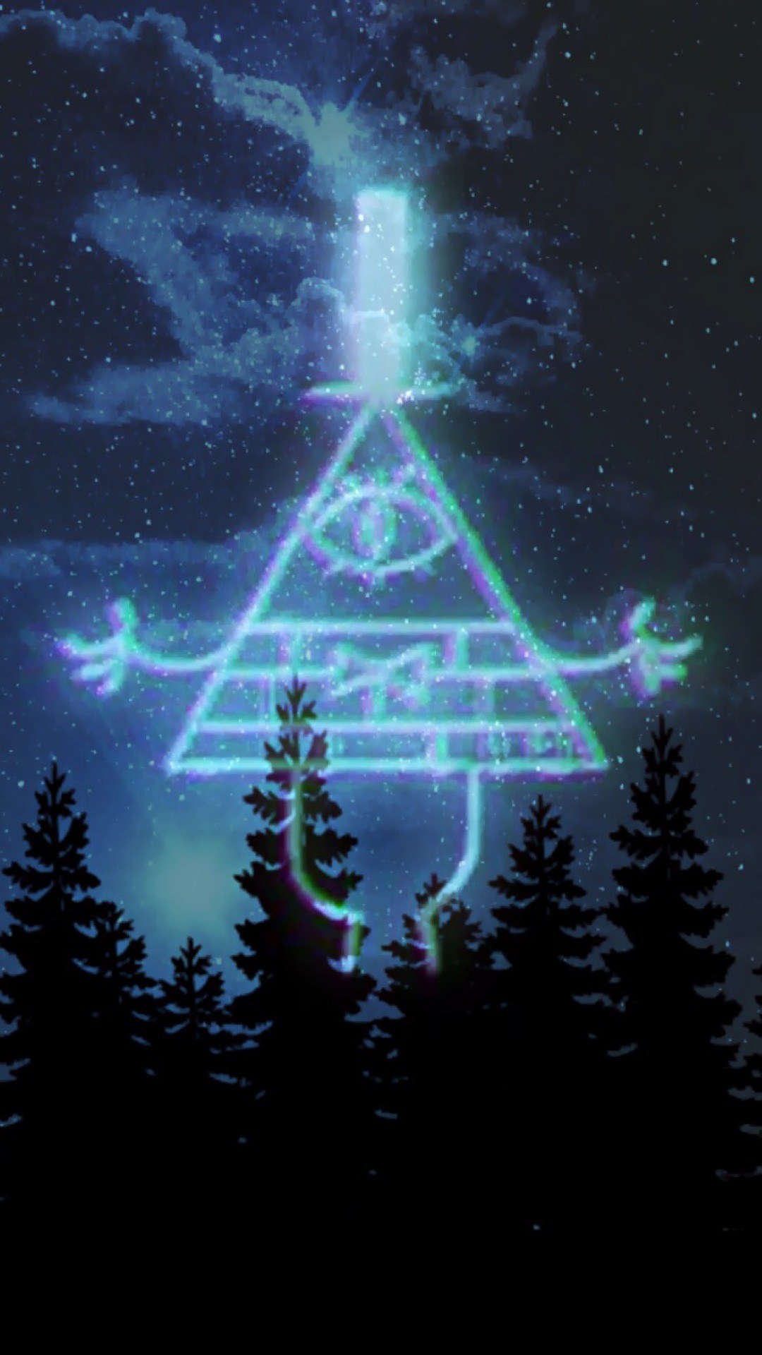 Gravity Falls Iphone Wallpaper 65 Images - Bill Cipher Iphone , HD Wallpaper & Backgrounds