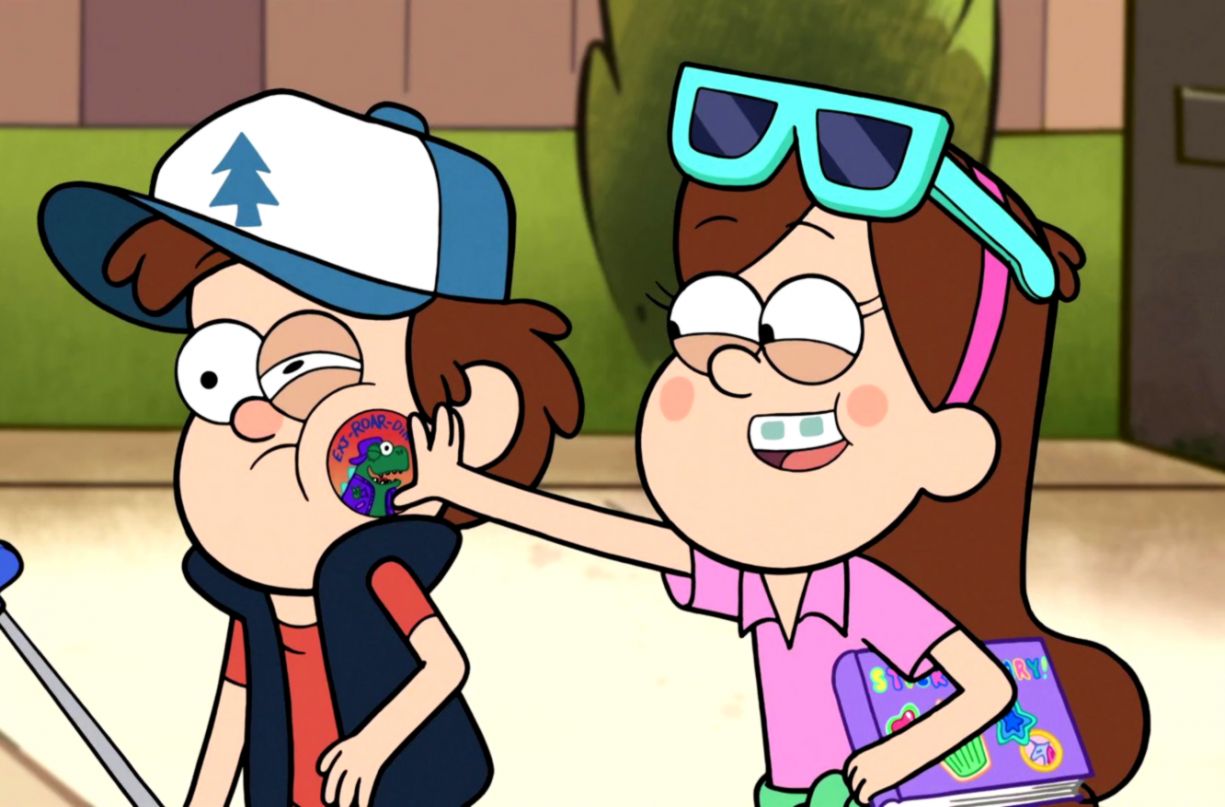 Wallpaper Glasses Cap Gravity Falls Dipper Mabel Images - Dipper Y Mabel , HD Wallpaper & Backgrounds