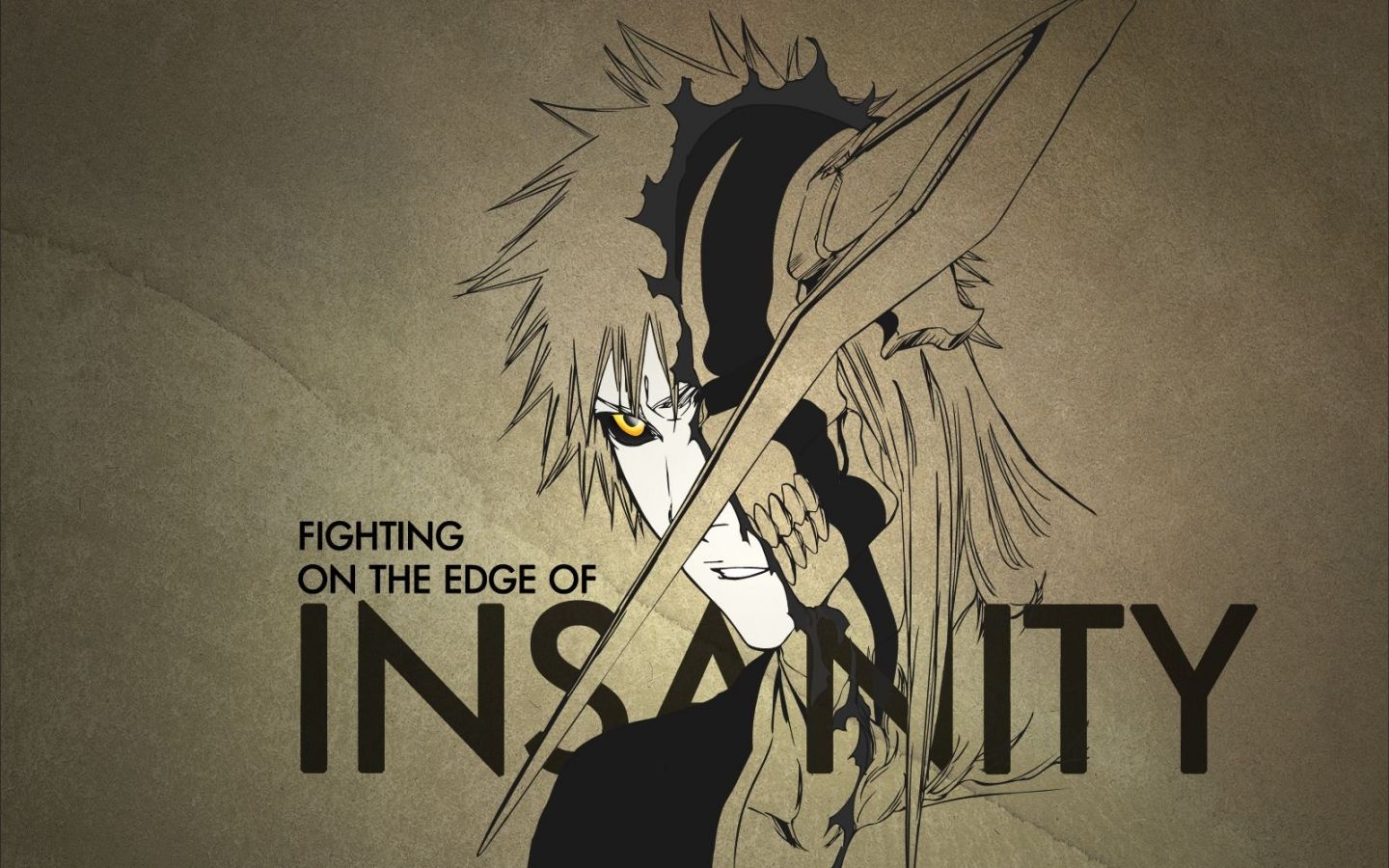 Badass Wallpapers 69 - Bleach Fighting On The Edge Of Insanity , HD Wallpaper & Backgrounds