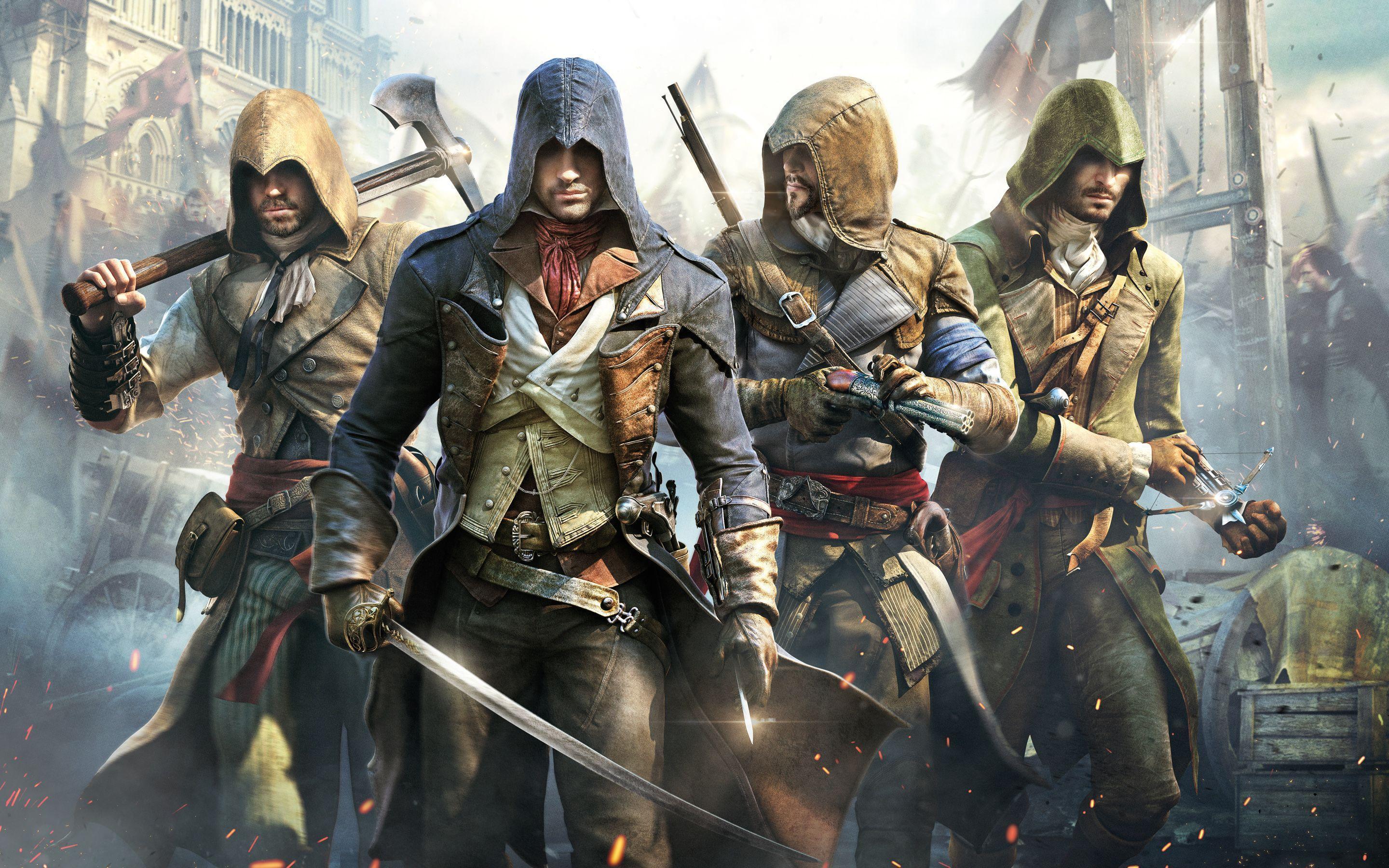 Unity Hd Wallpaper Hd - Assassin's Creed Unity Wallpaper 4k , HD Wallpaper & Backgrounds