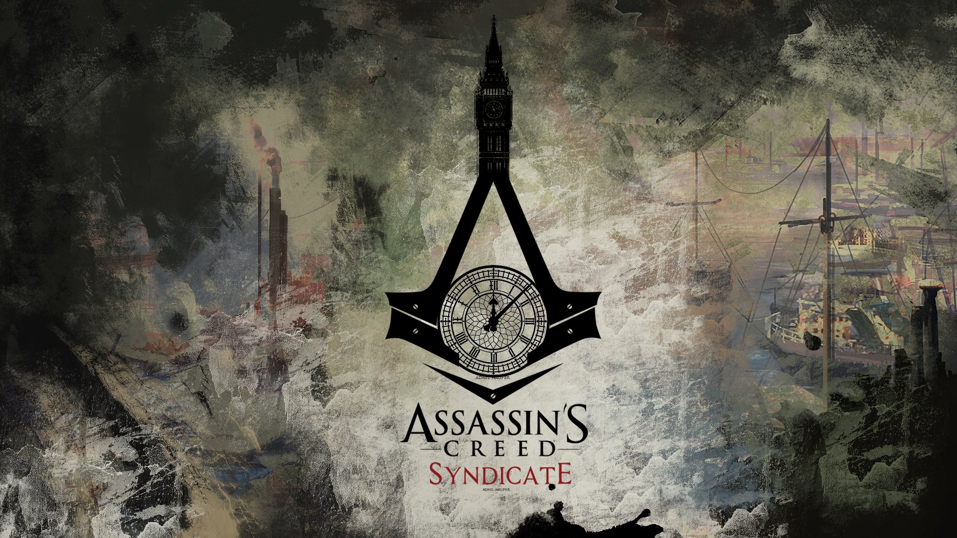 Assassins Creed Syndicate Hd Backgrounds Wallpaper - Assassin's Creed Syndicate Logo Wallpaper Hd , HD Wallpaper & Backgrounds