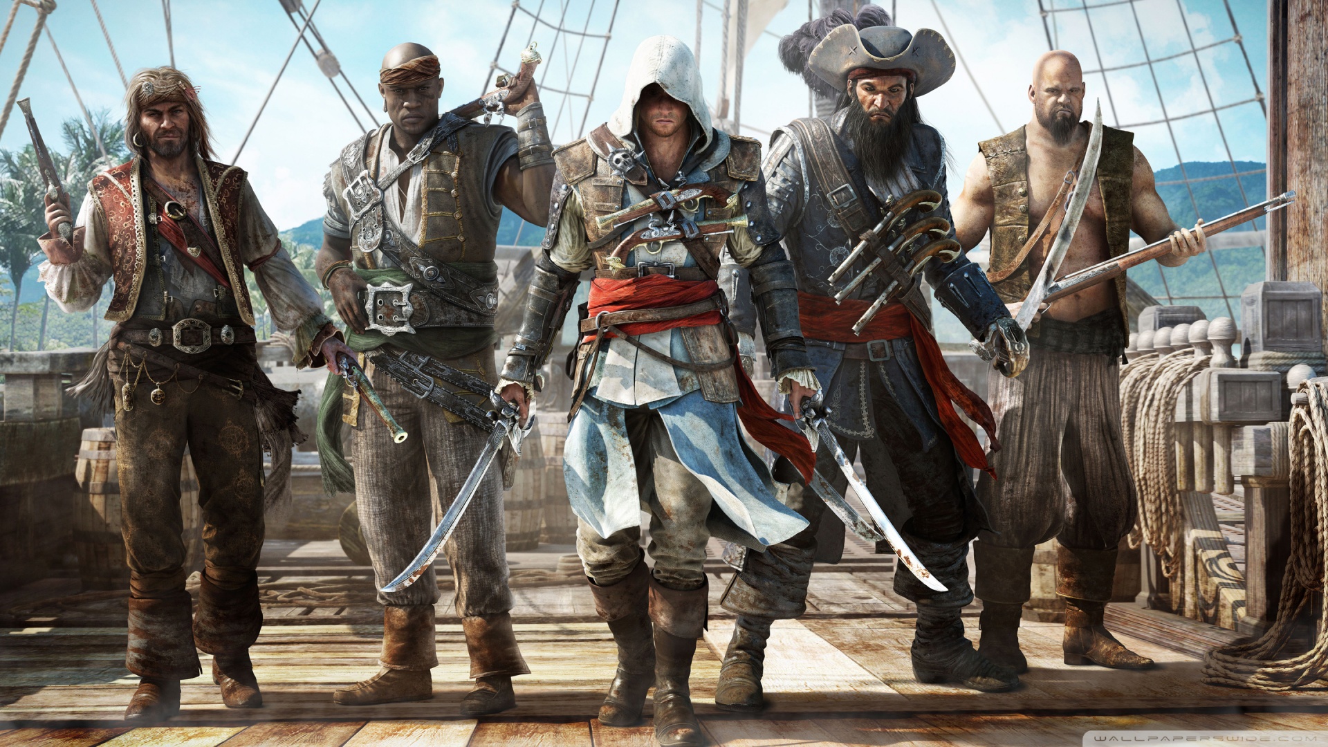 Hd 16 - - Hd Assassins Creed 4 , HD Wallpaper & Backgrounds