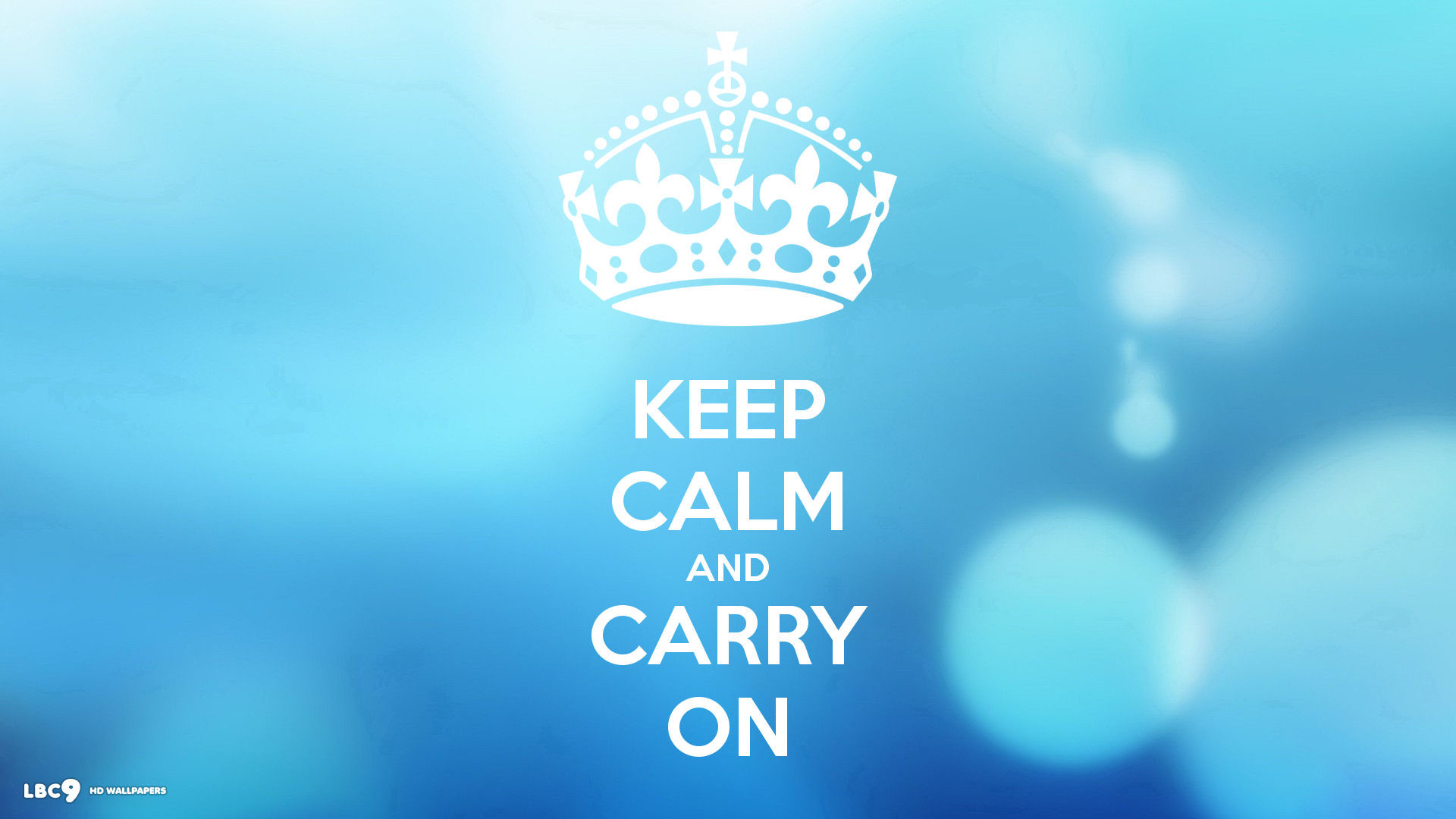 Keep Keep Calm And Carry On Blue 55339 Hd Wallpaper