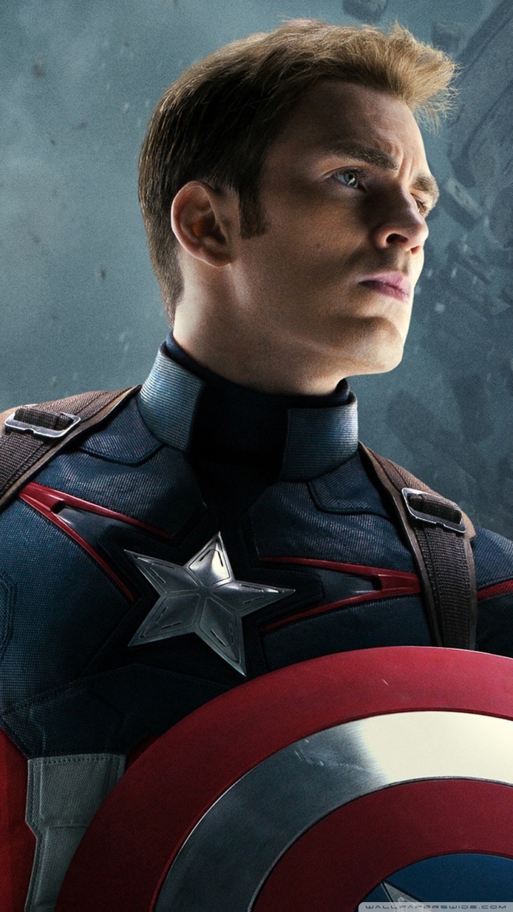 Smartphone - Lock Screen Captain America , HD Wallpaper & Backgrounds