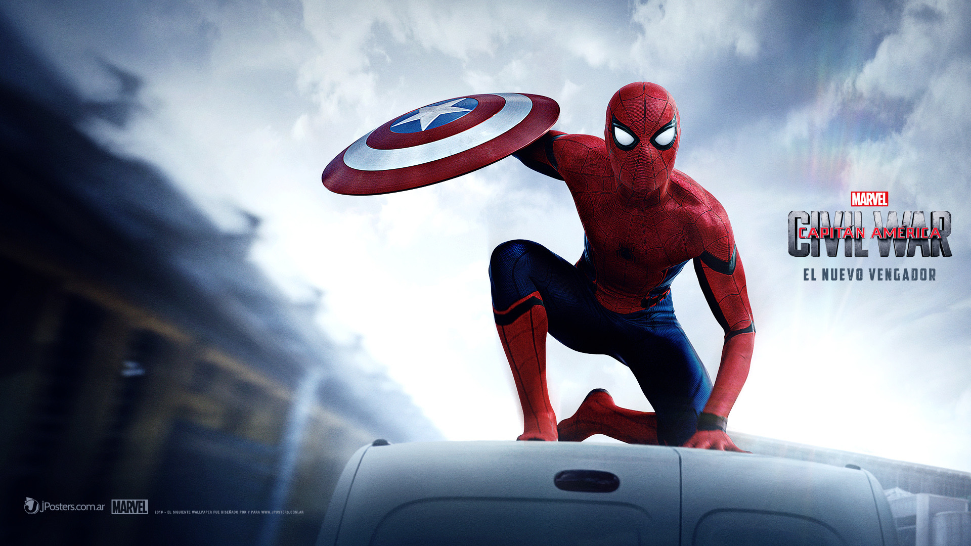 Movie Wallpaper - Spiderman Civil War Wallpaper Hd , HD Wallpaper & Backgrounds