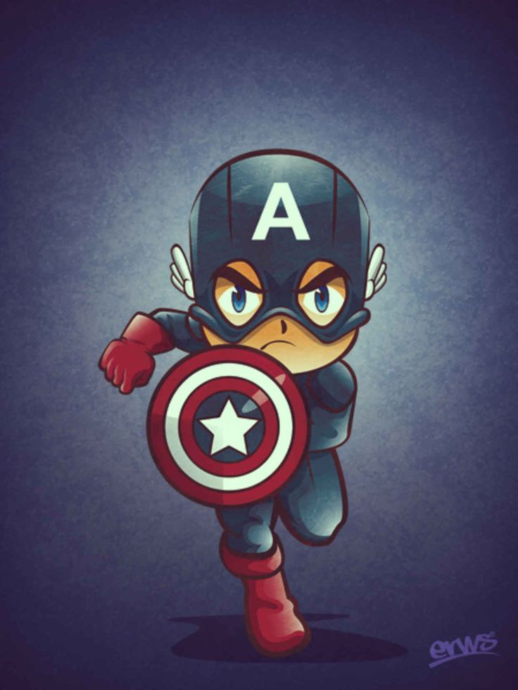 Captain America Wallpaper Android - Captain America Cartoon Hd , HD Wallpaper & Backgrounds