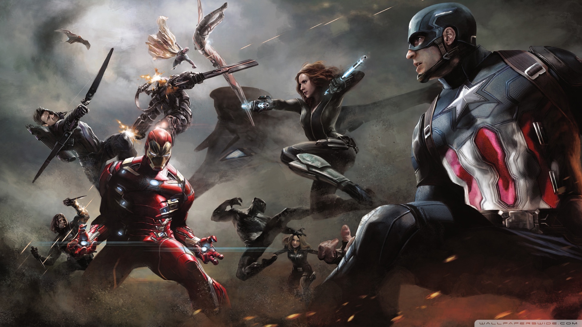 Civil War Wallpapers - Captain America Civil War , HD Wallpaper & Backgrounds