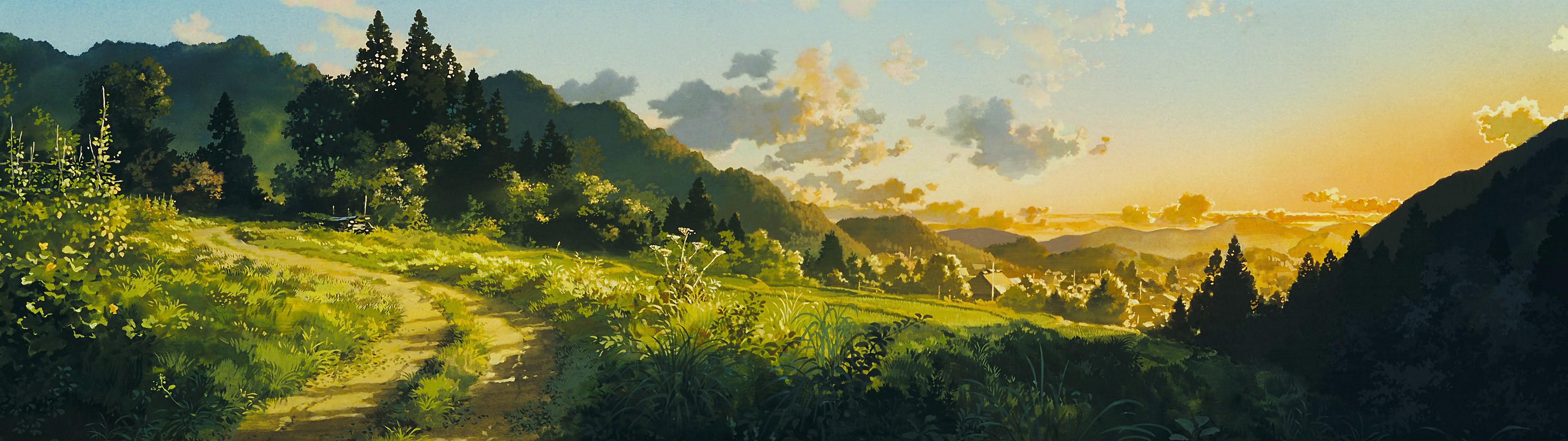 Leave A Reply Cancel Reply - Studio Ghibli Background Paintings , HD Wallpaper & Backgrounds