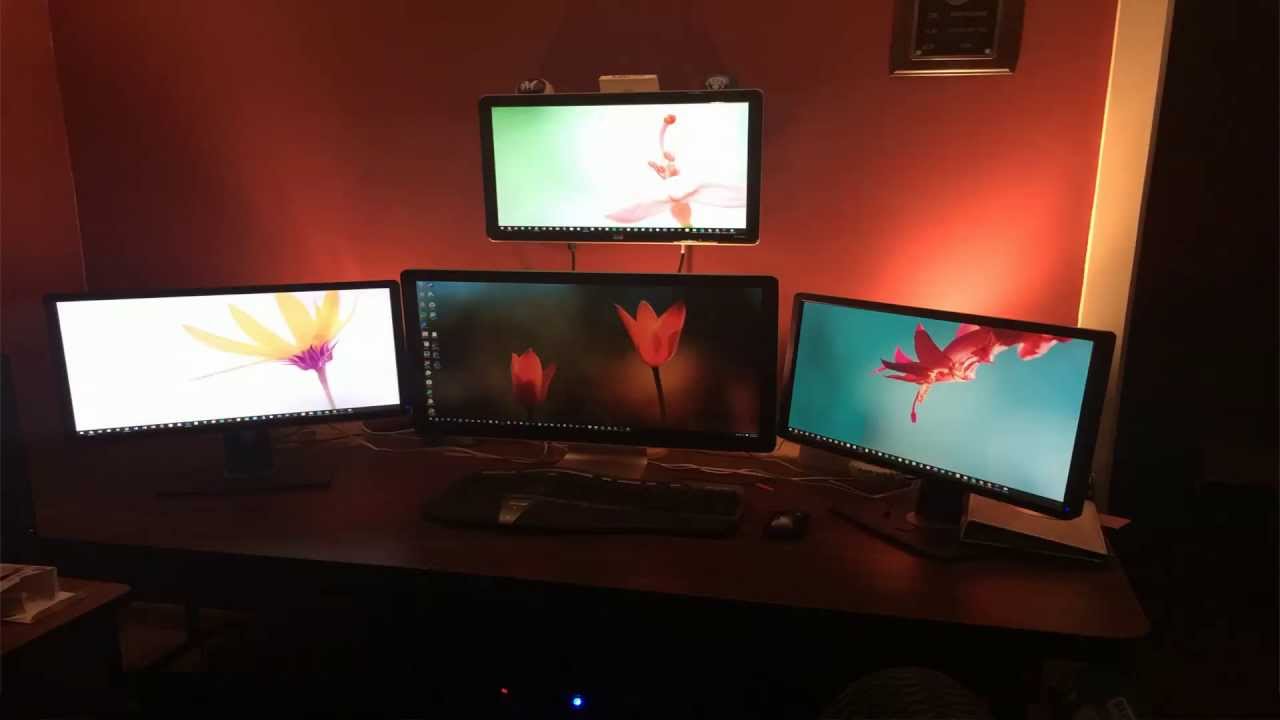Set Different Wallpaper On Multiple Monitors In Windows - Led-backlit Lcd Display , HD Wallpaper & Backgrounds