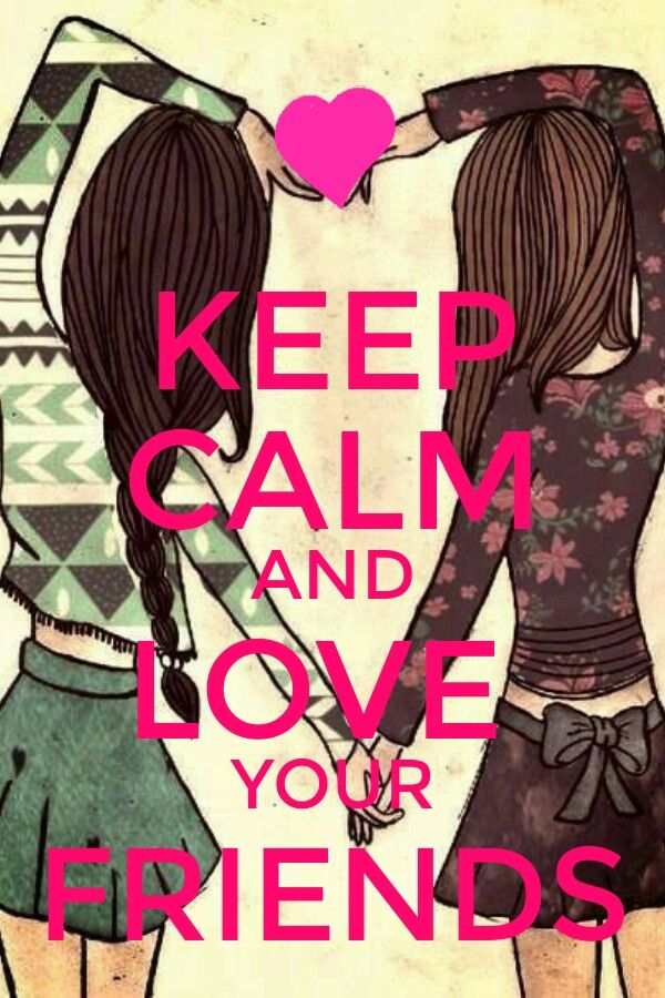 Best Keep Calm Wallpapers Pinterest - Keep Calm And Love Bff , HD Wallpaper & Backgrounds