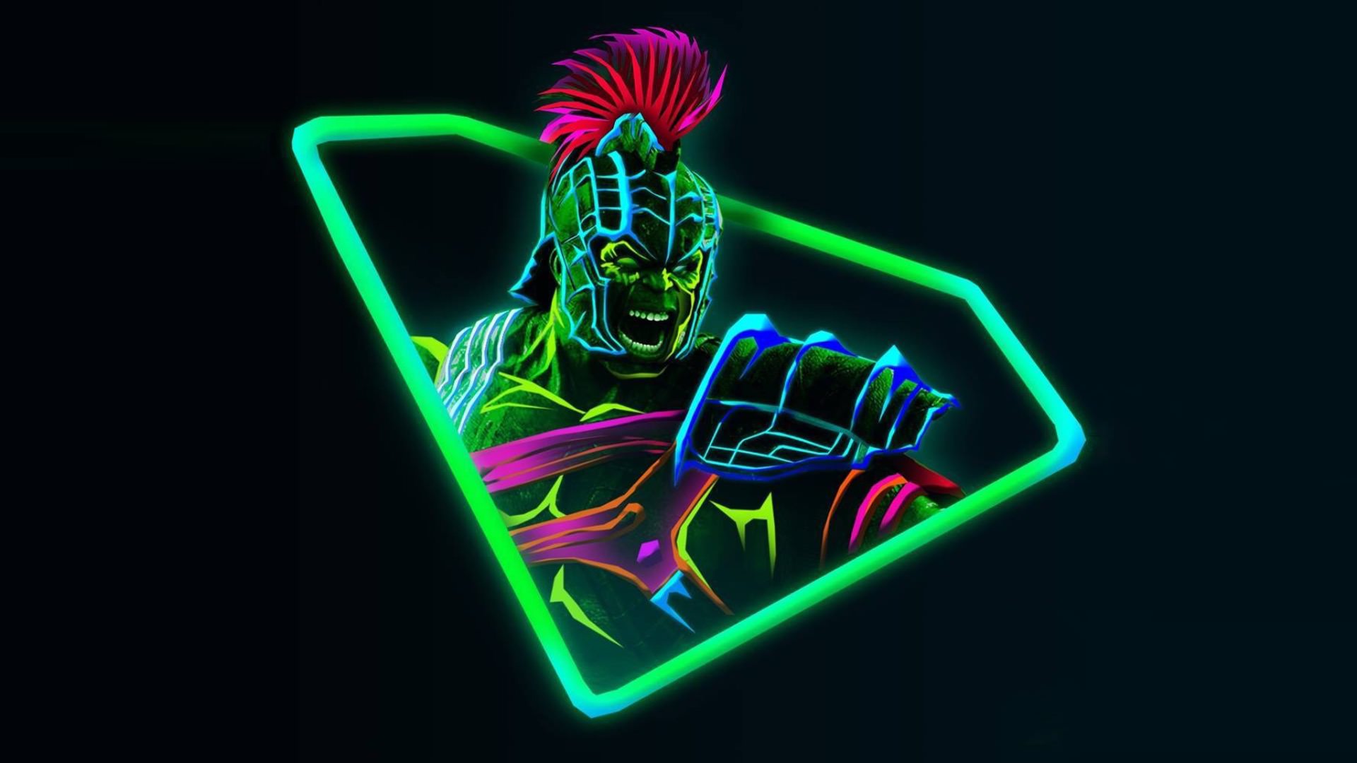 Neon Avengers Desktop Wallpapers - Neon Avengers , HD Wallpaper & Backgrounds