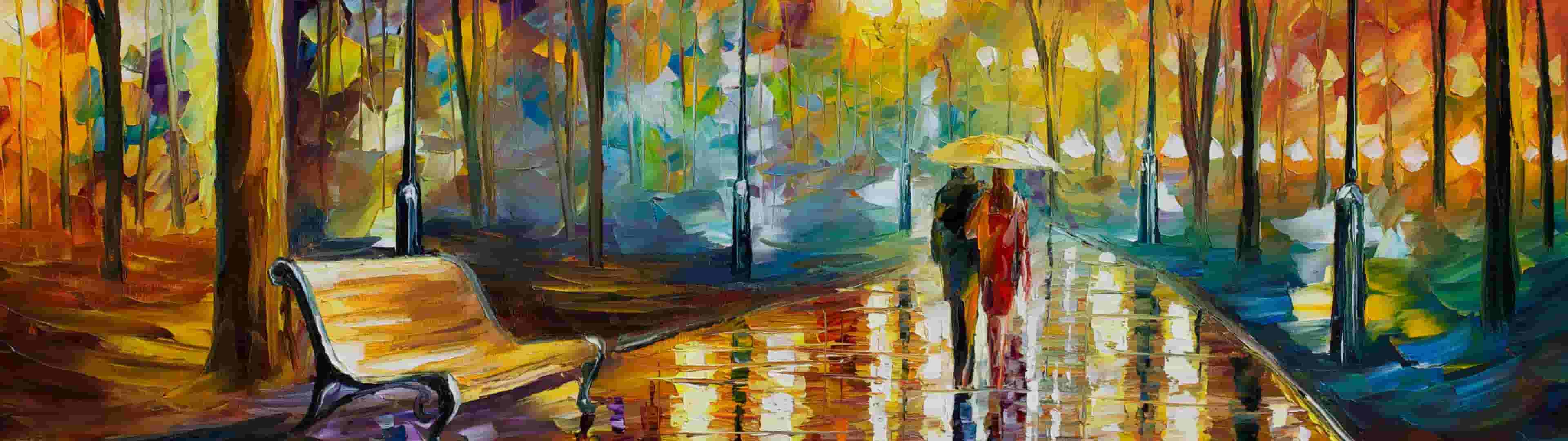 Dual Monitor Backgrounds - Leonid Afremov Top , HD Wallpaper & Backgrounds