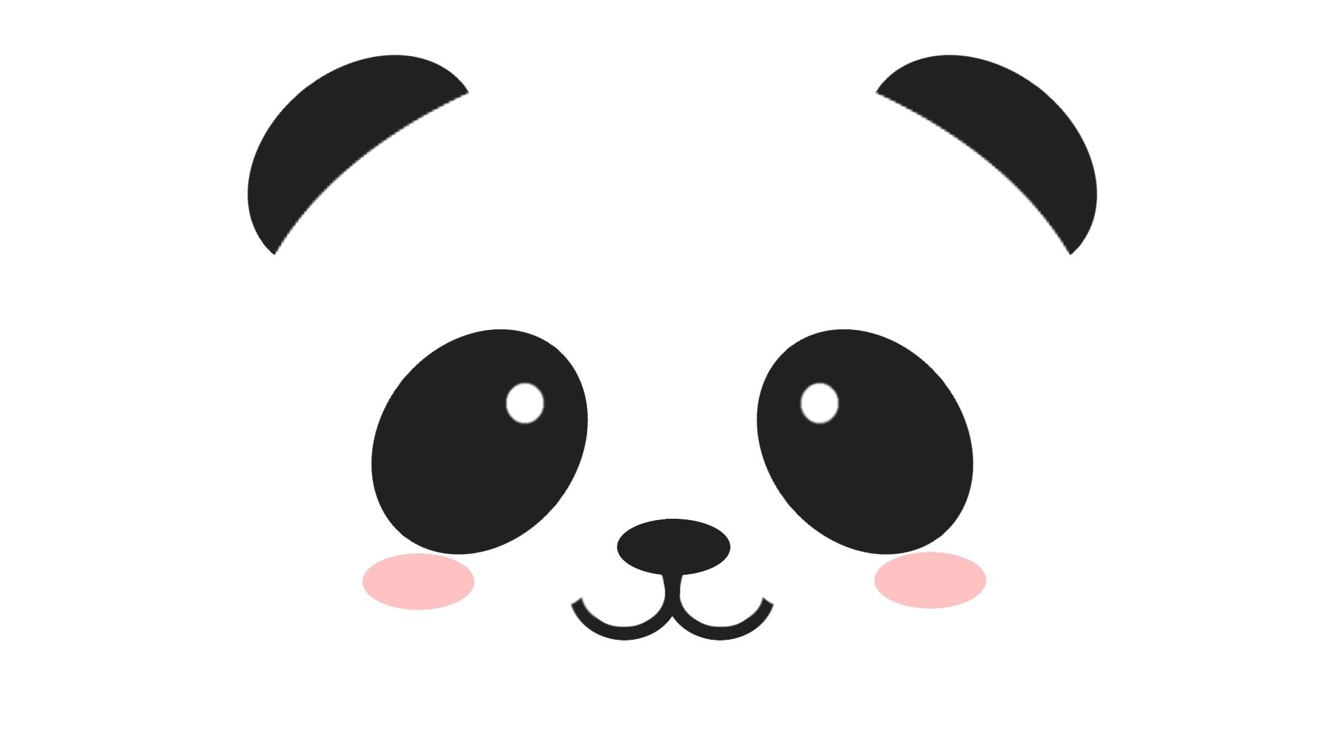 Popular - Cute Cartoon Panda Face , HD Wallpaper & Backgrounds