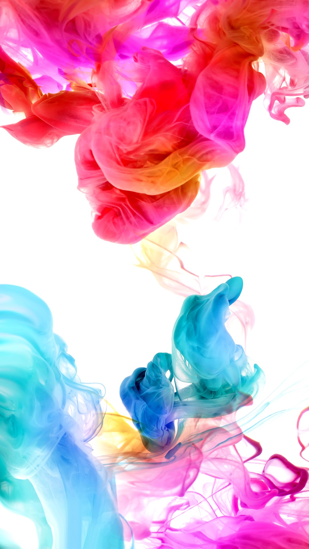 Colorful Smoke Wallpaper - Cyan Magenta Color Scheme , HD Wallpaper & Backgrounds