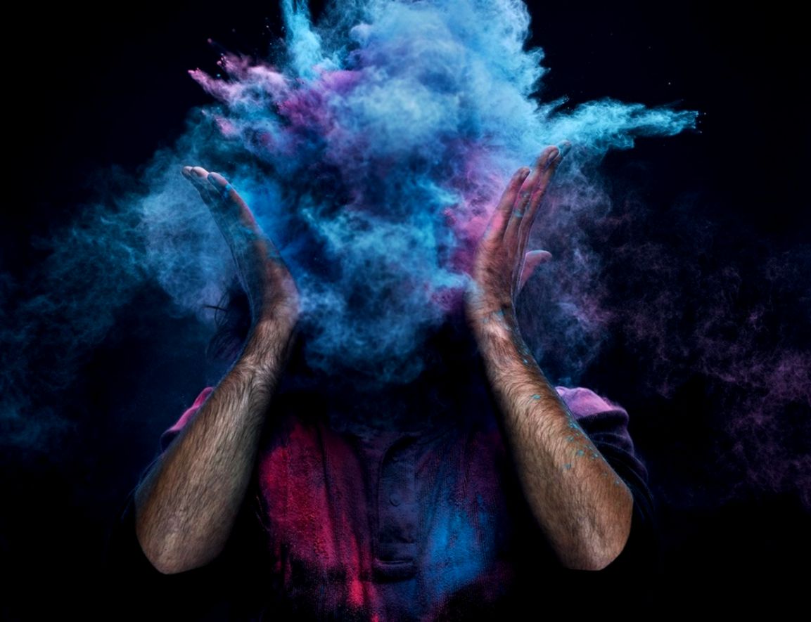 Men Dust Colorful Smoke Wallpaper - Ars Thanea Photography , HD Wallpaper & Backgrounds