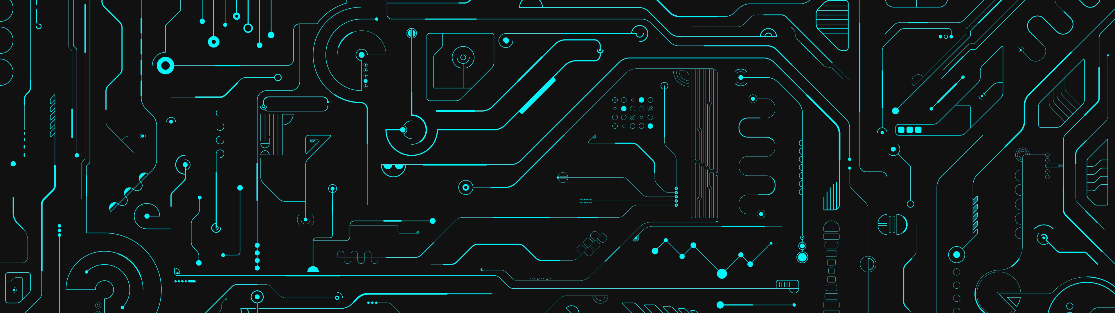 Minimalist Circuit Background , HD Wallpaper & Backgrounds