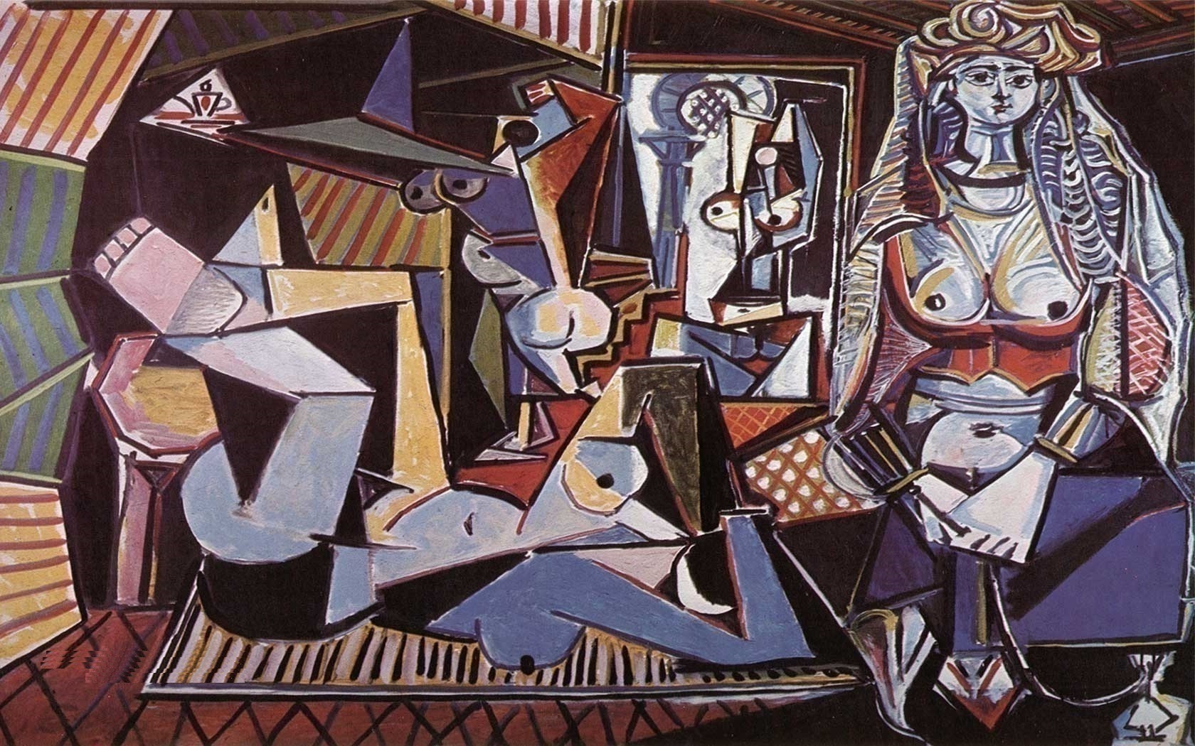 Pablo Picasso Paintings Wide Hd Wallpaper - Modern Art , HD Wallpaper & Backgrounds