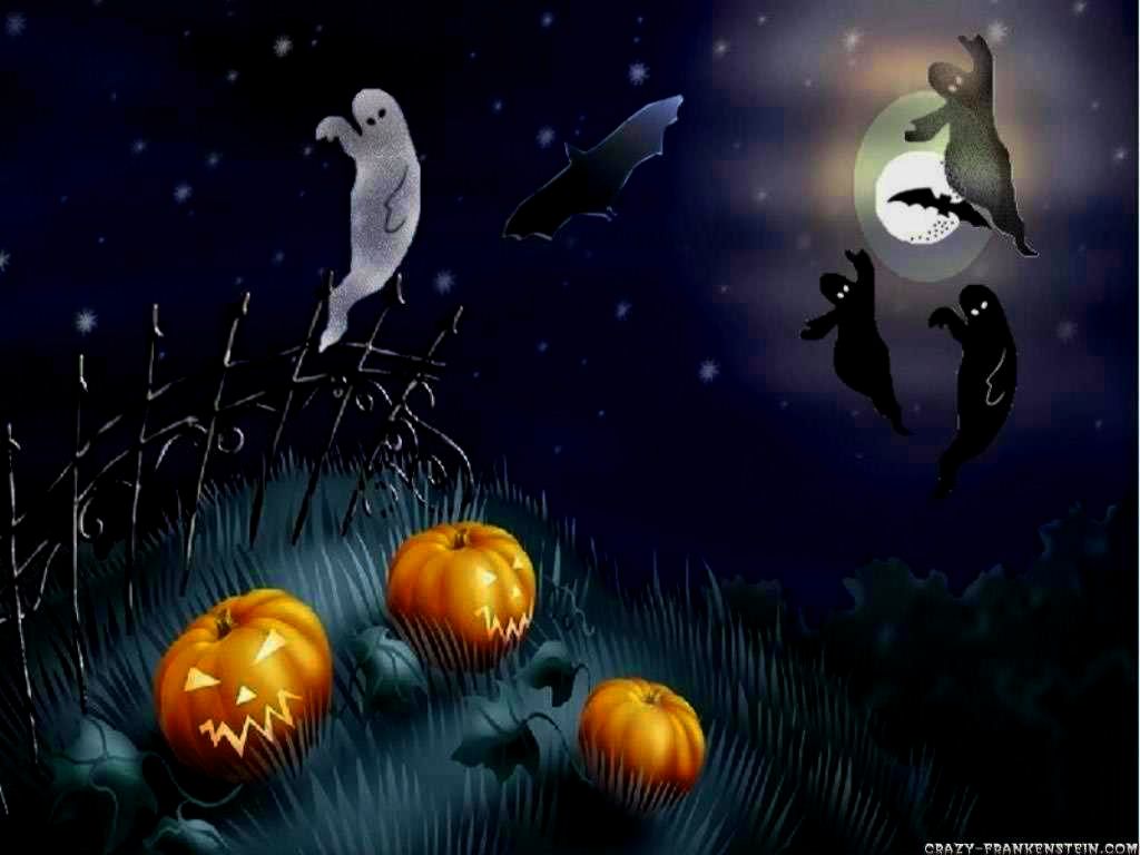 Animated Halloween Background Hd , HD Wallpaper & Backgrounds