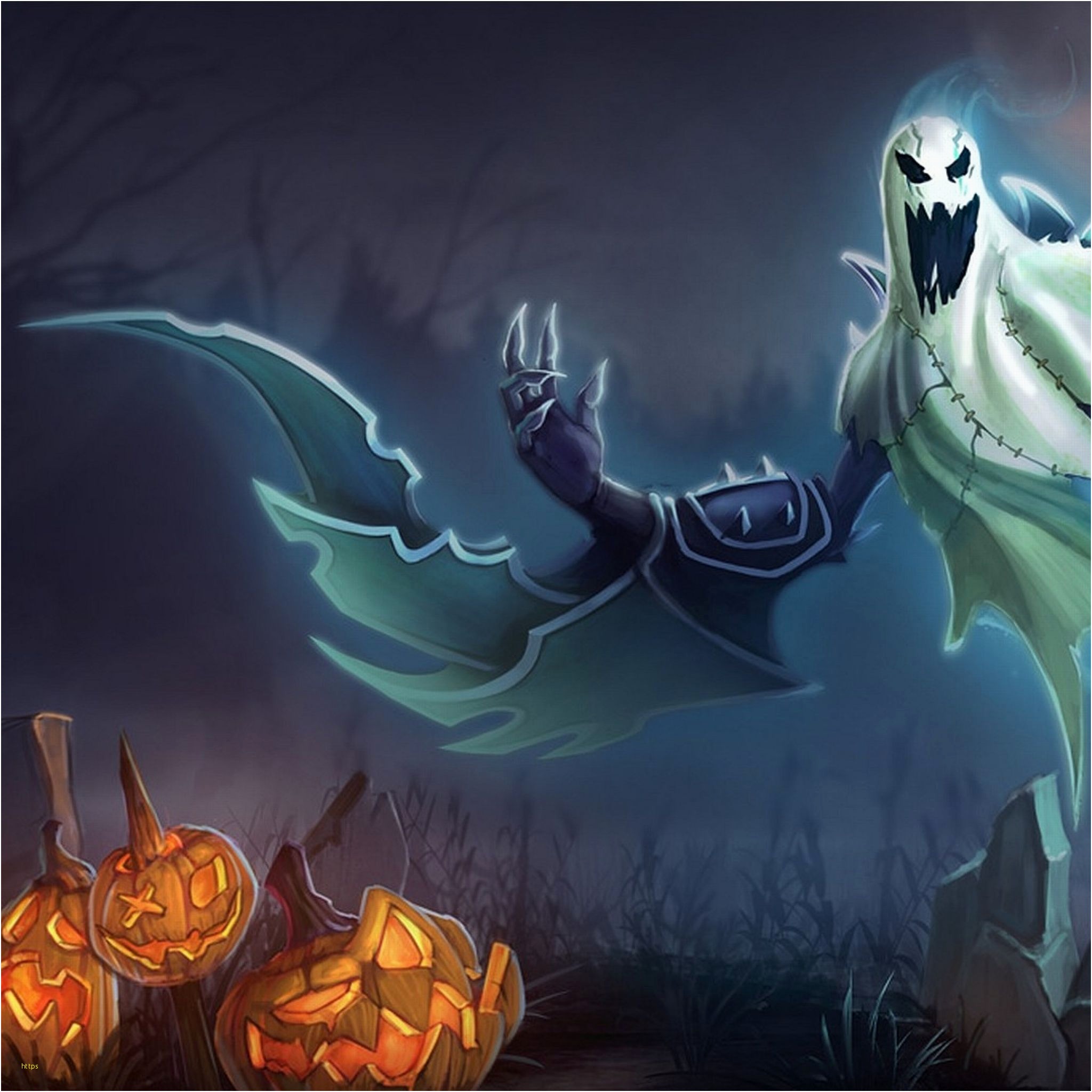 Halloween Live Wallpaper Best Of Nocturne Wallpapers - Lol Champions Ghost , HD Wallpaper & Backgrounds