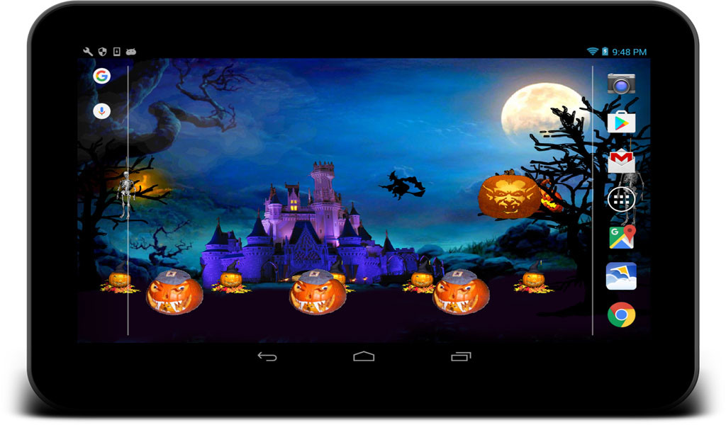 Halloween Live Wallpaper - Dead Tree Clip Art , HD Wallpaper & Backgrounds