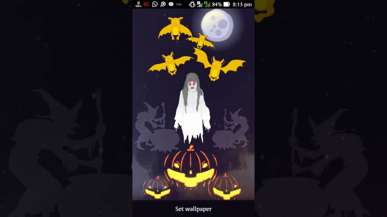 Halloween Ghost Live Wallpaper For Android - Poster , HD Wallpaper & Backgrounds