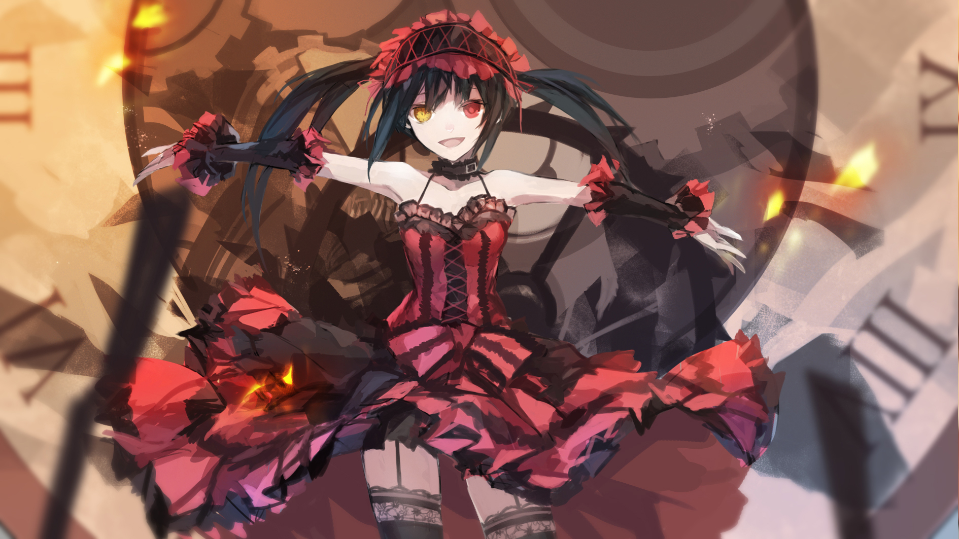 Anime, Anime Girls, Tokisaki Kurumi, Date A Live Wallpapers - Kurumi Tokisaki Hot Wallpaper Hd , HD Wallpaper & Backgrounds