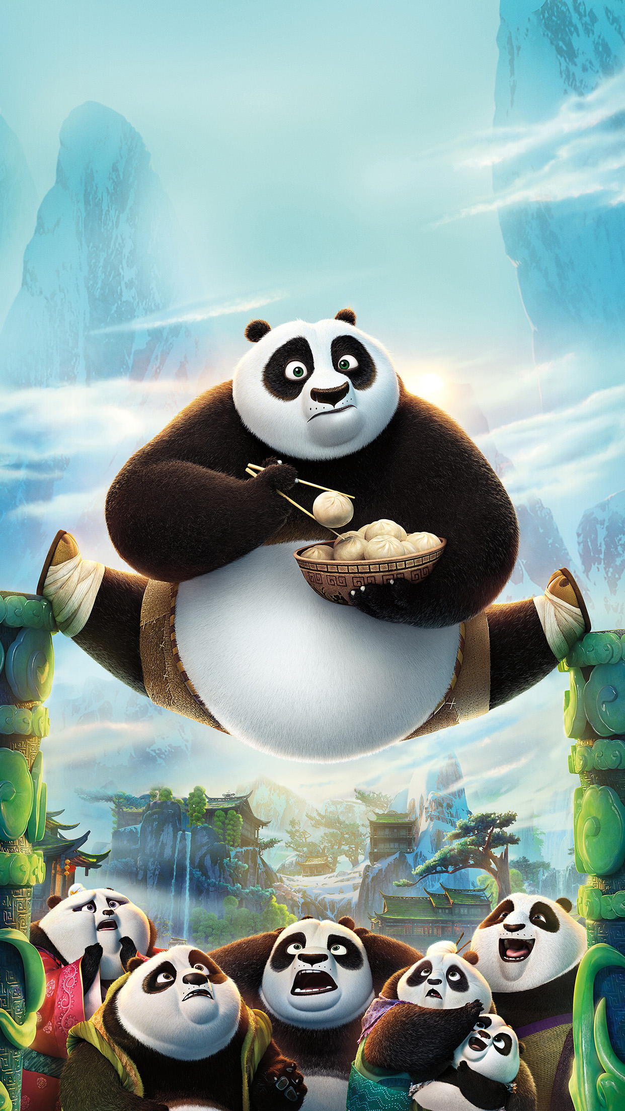 Download The Android Wallpaper - Kung Fu Panda Android , HD Wallpaper & Backgrounds
