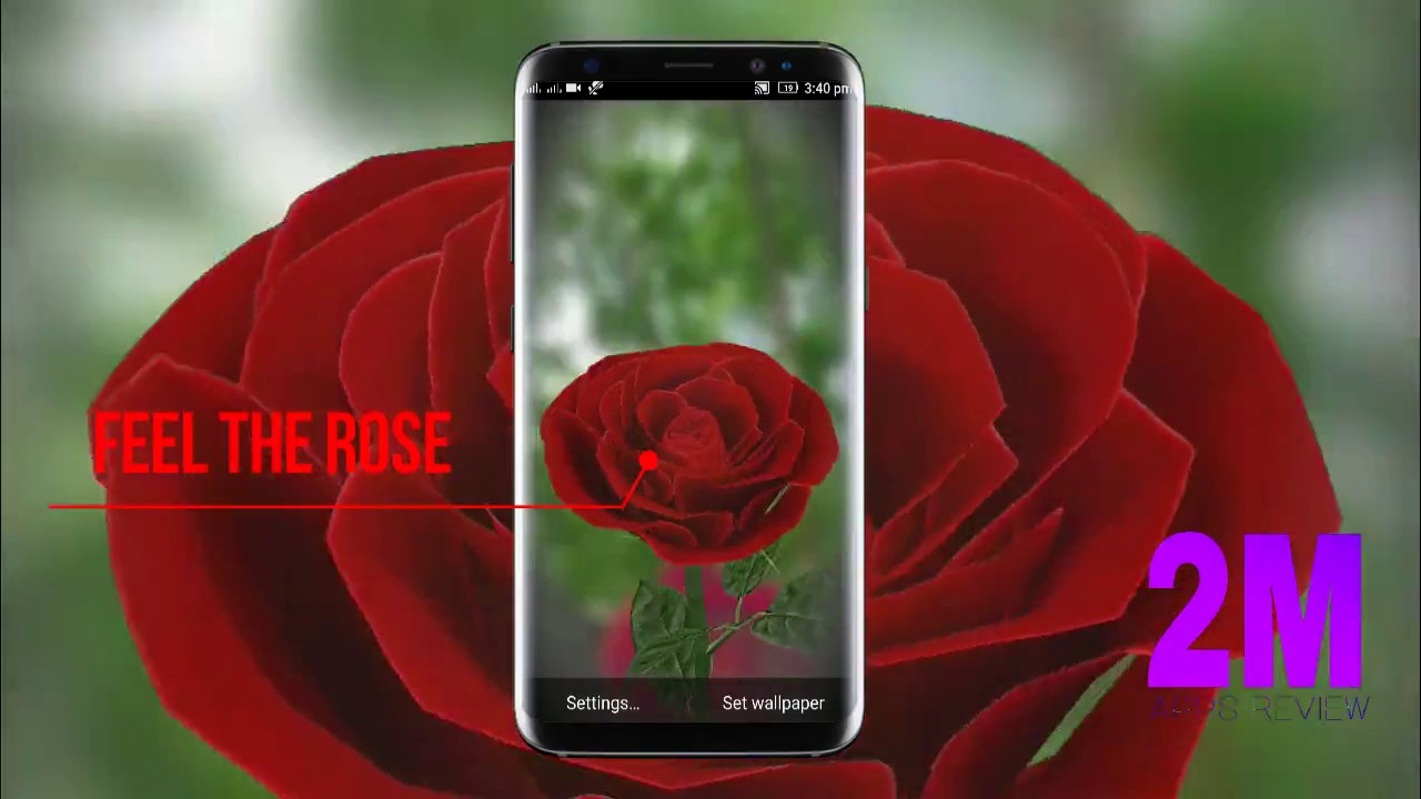 3d Rose Live Wallpaper - Smartphone , HD Wallpaper & Backgrounds