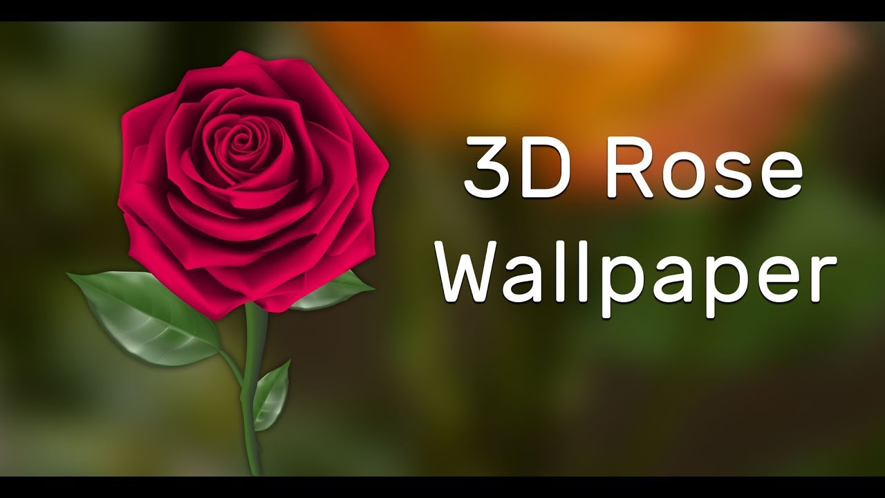 3d Rose Live Wallpaper - Live 3d Wallpaper Rose , HD Wallpaper & Backgrounds