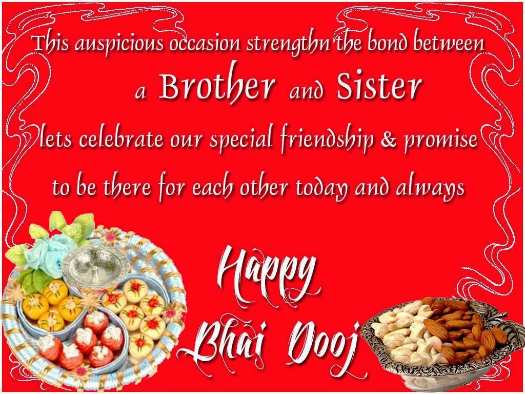 Bhai Dooj 03 - Happy Bhai Dooj Wishes For Sister , HD Wallpaper & Backgrounds