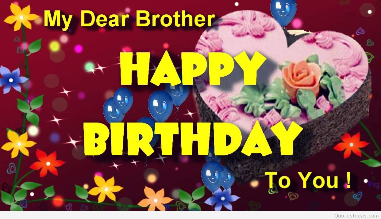 Happy Birthday Photo For Brother , HD Wallpaper & Backgrounds