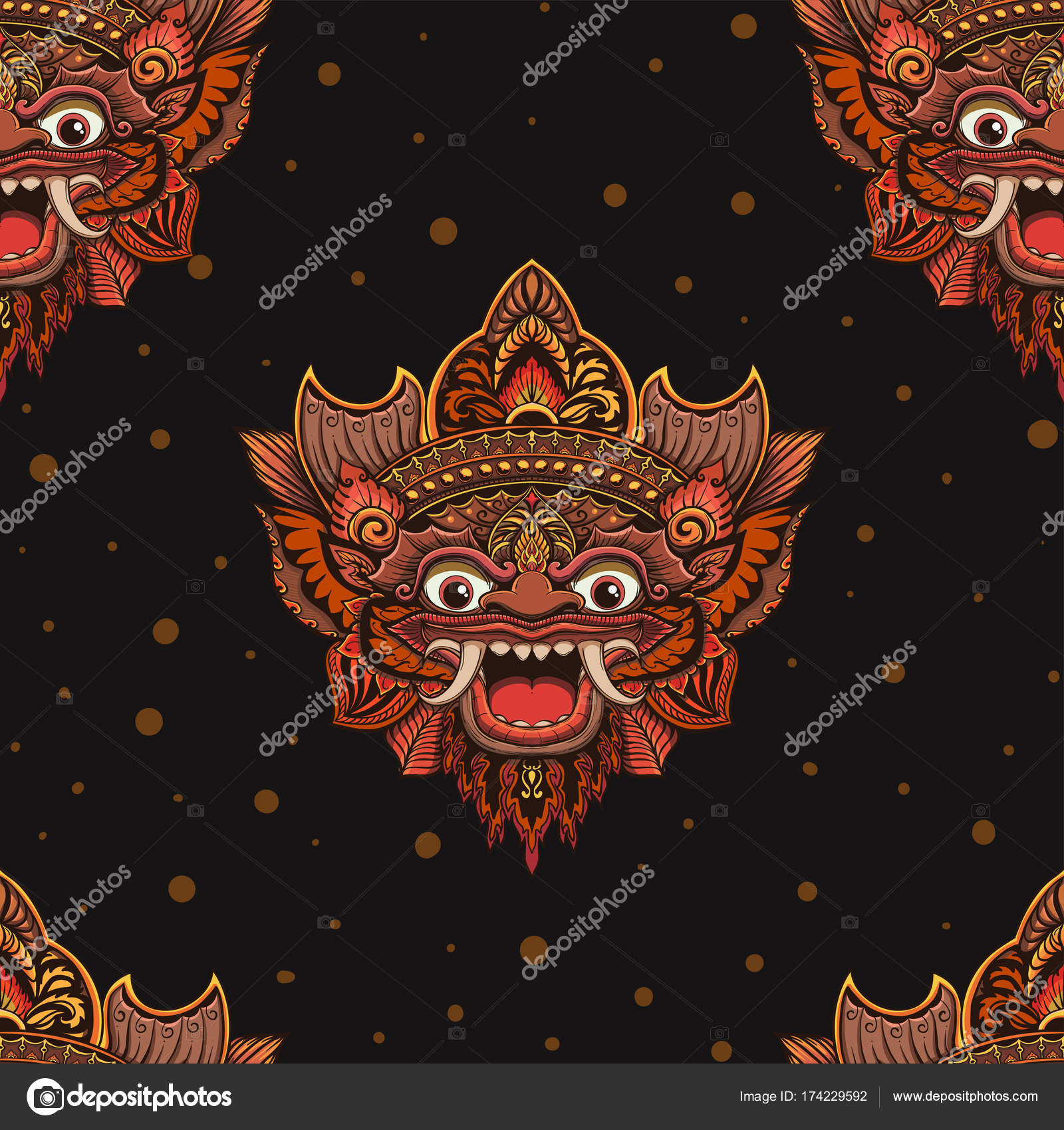 Barong Bali Wallpaper - Baground Barong , HD Wallpaper & Backgrounds