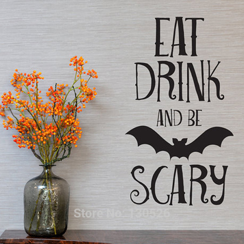 Halloween Party Latar Belakang Dekoratif Kaca Jendela - Как Украсить Стену На Хэллоуин , HD Wallpaper & Backgrounds