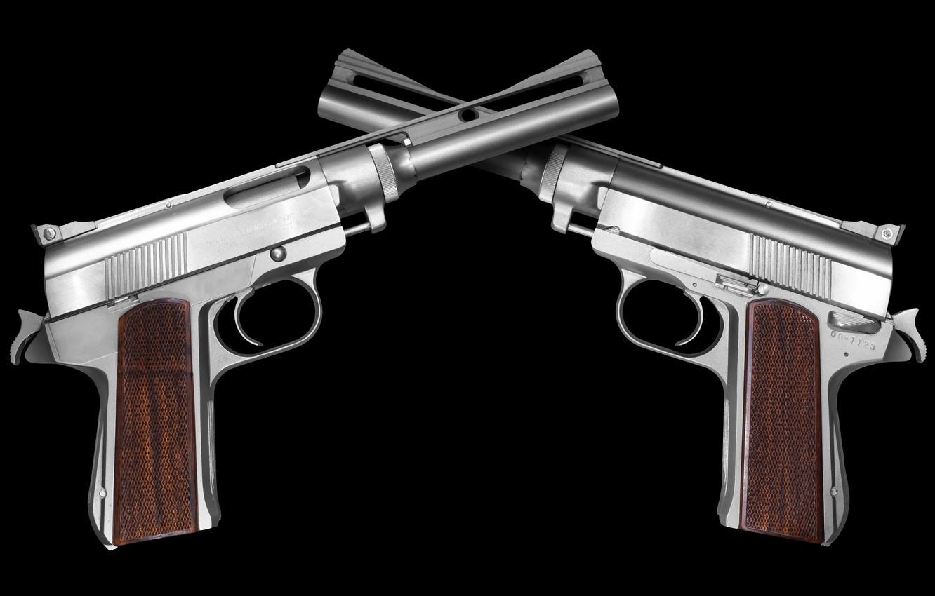 Photo Wallpaper Gun, Pistol, Magnum, Steel, Handgun, - 45 Magnum Revolver , HD Wallpaper & Backgrounds