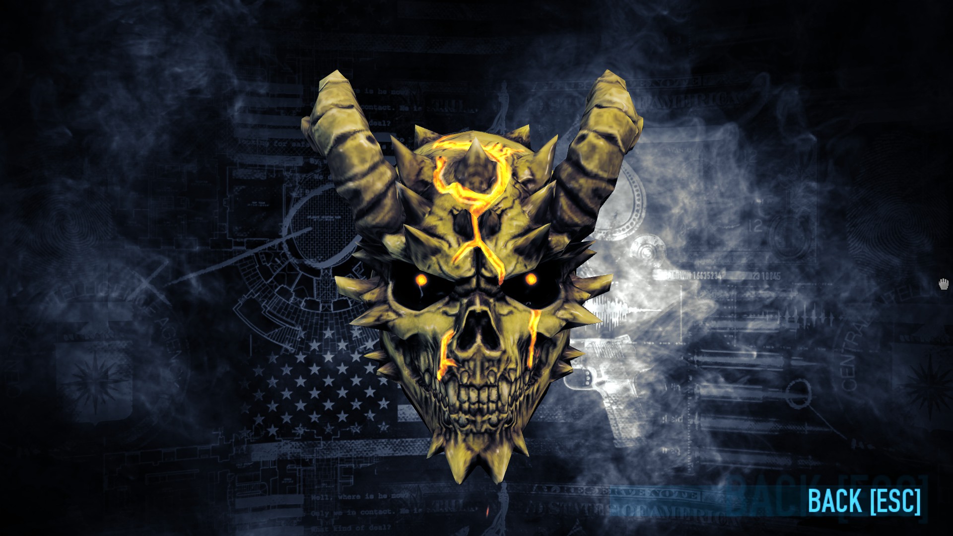 Death Wish Skull - Payday 2 Deathwish Skull , HD Wallpaper & Backgrounds