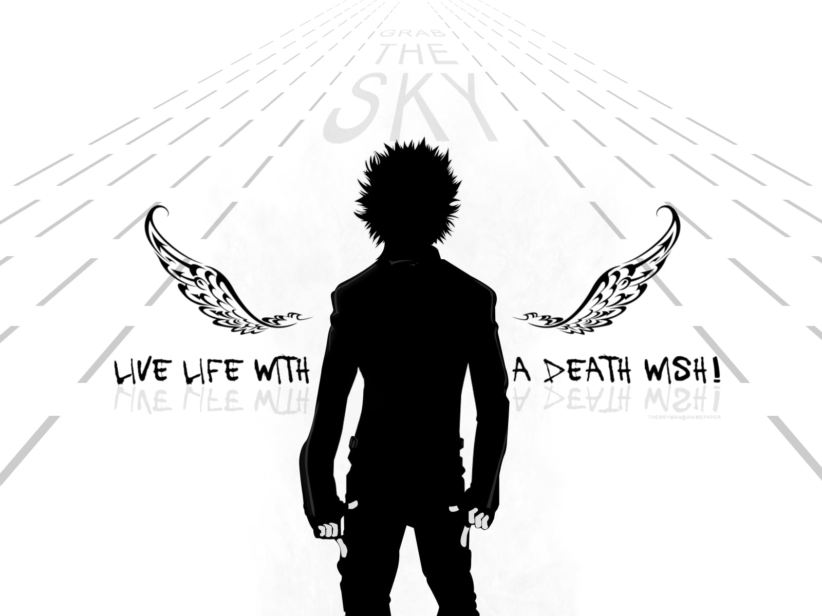 Live Life With A Death Wish Hd Wallpaper - Simca Air Gear , HD Wallpaper & Backgrounds
