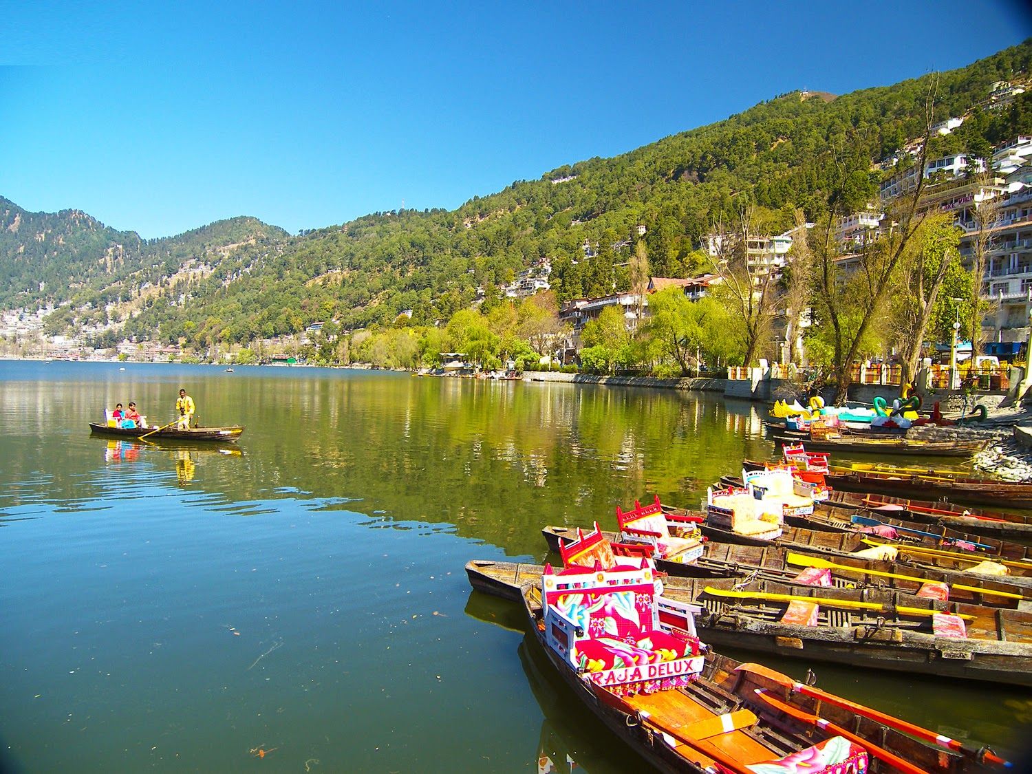 Top 10 Most Beautiful Places Wallpaper In Nainital - Nainital Lake , HD Wallpaper & Backgrounds