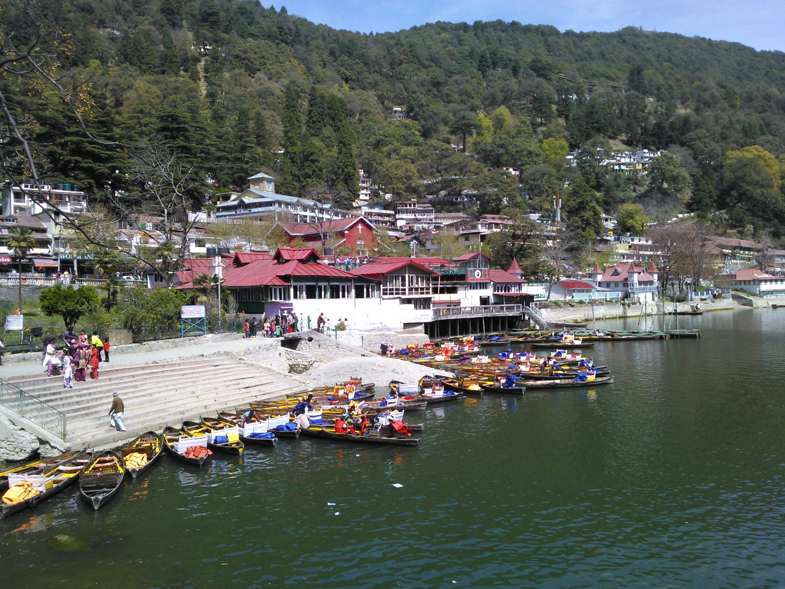 Naini Lake Nainital - Tourist Places Of Nainital , HD Wallpaper & Backgrounds